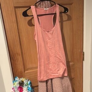Pink Sleeveless Top